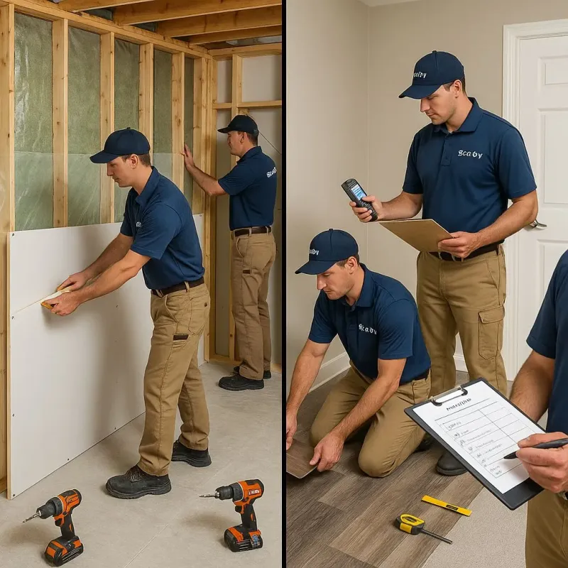 Repairs and Reconstruction process in Columbine, CO